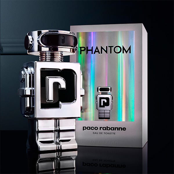 Kombination aus 3 Düften Versace-Parfums DYLAN BLUE, Paco Rabanne PHANTOM and Jean Paul Gaultier ULTRA MALE 100 ml