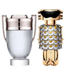 Kombination aus 2 Düften Paco Rabanne INVICTUS 100ml + Paco Rabanne FAME 80ml