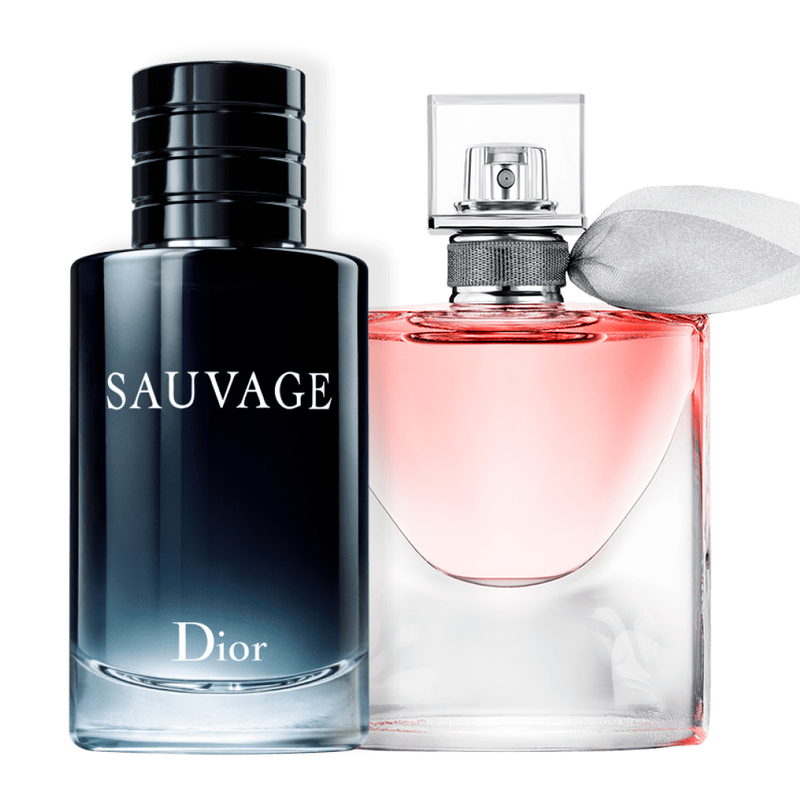 Kombination aus 2 Düften Dior SAUVAGE 100ml + Lancôme LA VIE EST BELLE 100ml